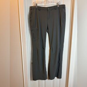 REI Pants Sahara Roll-Up Pants
Women Gray Stretch Lightweight Hiking Pants Sz 16